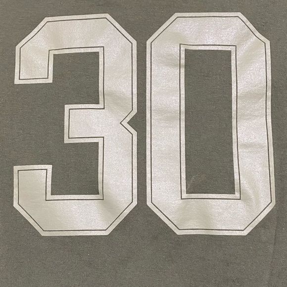 Express Graphic T-Shirt Front Back Print Short Sleeve Cotton Tee Green size XL - Picture 11 of 17